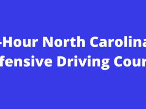 4-hour north carolina defensive driving course